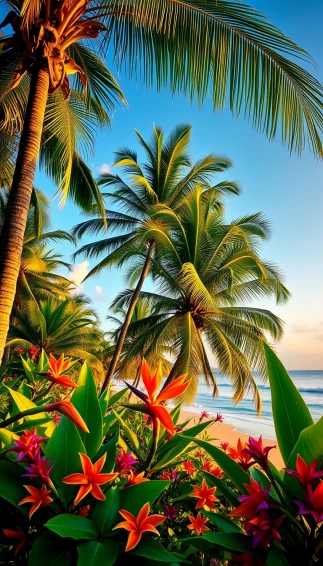 Tropical Nature Phone Wallpaper