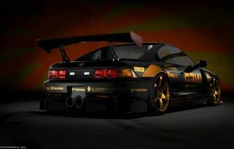 Wallpaper Black Render Japanese Flag Toyota Mr2 Image For