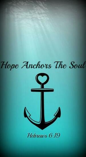 Anchor Quote Wallpaper Ocean Scripture