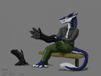 Briggs Booting Up By Doraneirok Fur Affinity Dot Net