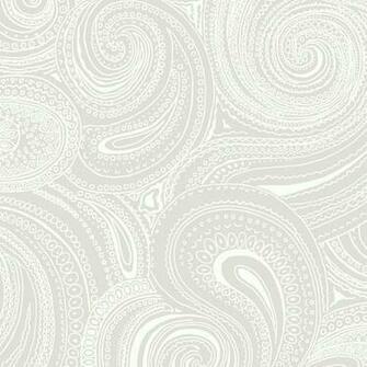 York Wallcoverings Silhouettes Swirling Paisley Wallpaper