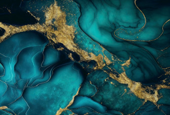 Teal Marble Wallpaper