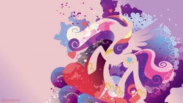 Cadance Silhouette Wall Princess Cadence Wallpaper