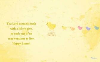 Wallpaper Easter Greetings In Yellow Background And Quote R