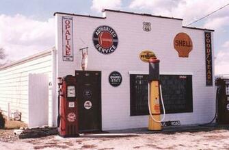 Route Gas Station Wallpaper 336kb