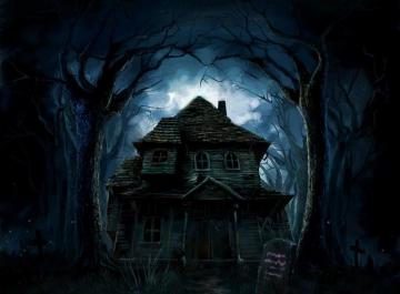 Haunted Wallpaper Top Background