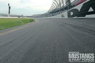 Daytona International Speedway Drivers Side Photo Mustang
