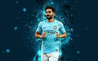 Wallpaper 4k Ilkay Gundogan Abstract Art Football