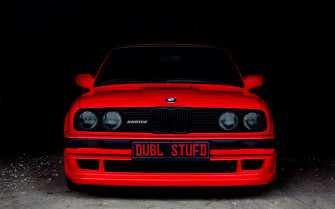 Bmw E30 Wallpaper HD Red