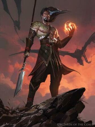 Best Vol Sarkhan Of Tarkir Image In Mtg Art Magic The