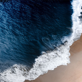 Blue Ocean Waves 5k iPad Pro Wallpaper