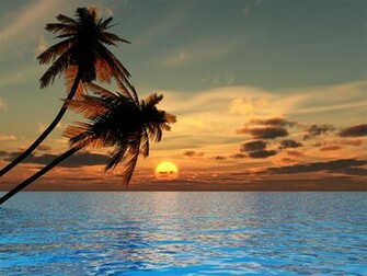 Sunset Beach Wallpaper