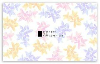 Every Day Is A New Adventure HD Desktop Wallpaper High Definition