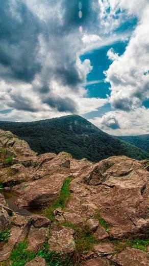Wallpaper Mountain Stones Peak Hawksbill