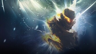 Halo Soldier Graphics Fire Wallpaper Background