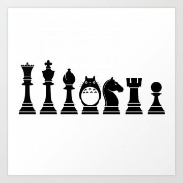 Chess Anime Character Art Print By Viva La Revolucion Society6