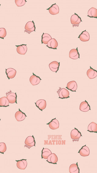 Peach Color Aesthetic Wallpaper