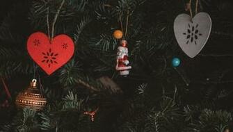 Christmas Pricles Decoration HD Wallpaper Ps Vita