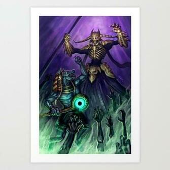 Anubis Smite Wallpaper Hades Vs Art Print By