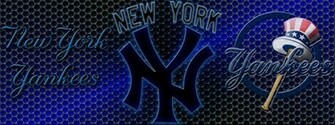 New York Yankees Logo Grid Wallpaper