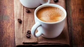 HD Neat Cup Of Coffee Wallpaper