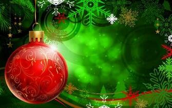 Christmas Red Ball Desktop Pc And Mac Wallpaper