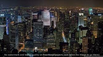 New York City Skyline At Night Wallpaper HD
