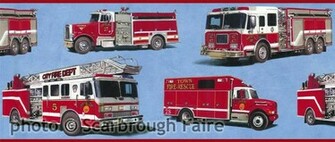 Fire Truck Wallpaper Border Ck83111b Kids Engine