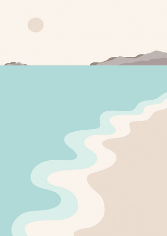 Riri Rodriguez On Juls Beach Illustration