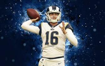 Wallpaper 4k Jared Goff Abstract Art Quarterback