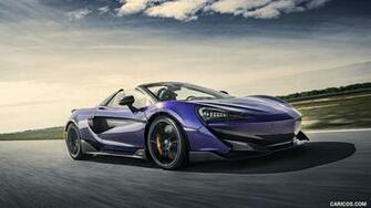 Mclaren 600lt Spider Color Lantana Purple Front Three