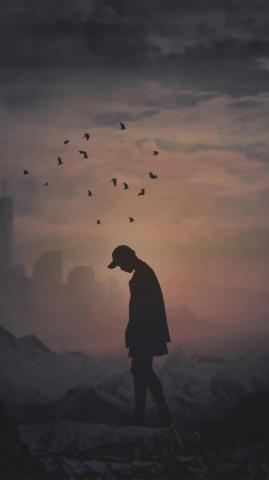Alone Sad Artist Artwork Digital Art HD
