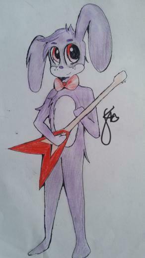 Bonnie The Bunny By Paintingpone