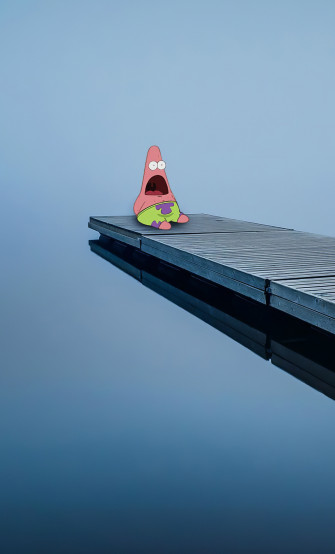 Patrick Star Spongebob Squarepants iPhone HD 4k Wallpaper Image