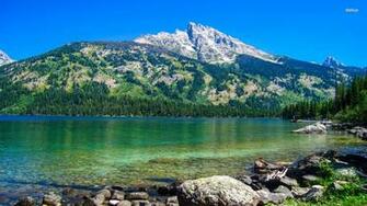 Teton Range In Wyoming Wallpaper Nature
