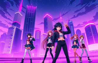 Cool Anime Purple Wallpaper