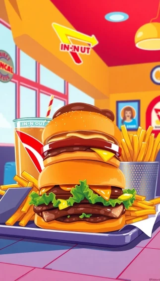 In N Out Burger Wallpaper