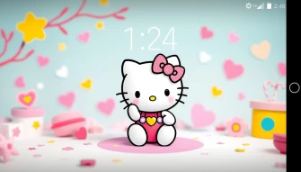 Hello Kitty Lock Screen Wallpaper
