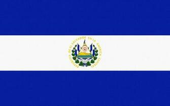 Flag El Salvador Lines Symbols Ultra HD 4k Background