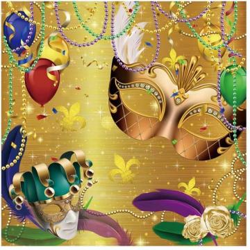 Amazon Funnytree Mardi Gras Backdrop Mysterious Carnival