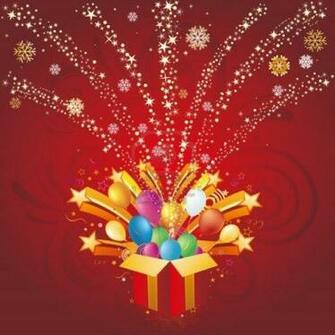 Gift Box And Star Christmas Celebration Background Taylor Evan Fulks