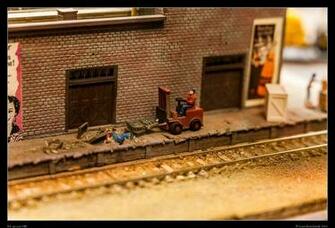 Model Train Toy Railroad Minature Trains Tracks Wallpaper