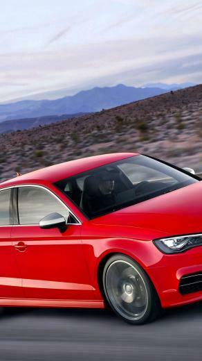 Wallpaper Audi S3 Red Side iPhone Se 5s
