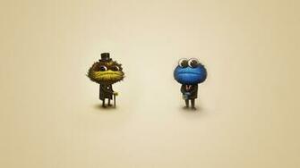 The Cookie Monster And Oskar Grouch Credit To U Spiffings