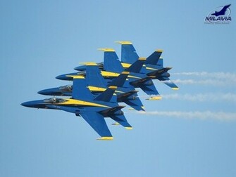 Blue Angels U S Navy Four Ship Formation Photo Glenn