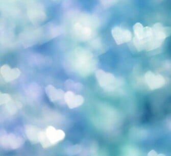 Blue Hearts Background