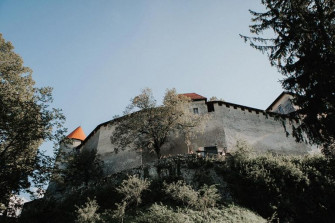 Medieval Lake Bled Castle Wedding Wallpaper