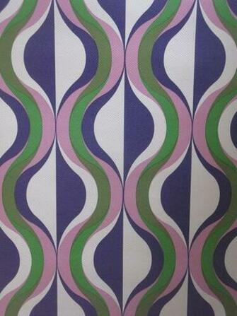 Vintage 60s Marimekko Era Wallpaper Retro Metre