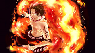 One Piece Portgas D Ace Wallpaper HD Anime 4k