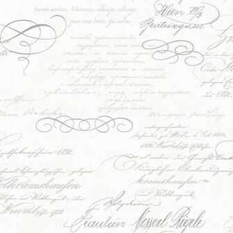 Fine Decor Venitia Script Calligraphy Handwriting Wallpaper Fd40050